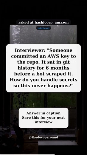 Secrets management done right | DevOps interview