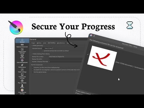 How to enable auto save in Krita (Recovery Guard)