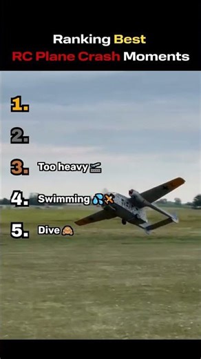 Ranking Best RC Plane Crash Moments 🛩️