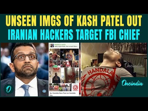 BREAKING: UNSEEN Photos Of Kash Patel Leaked After Iranian Handala Hacker Group Targets FBI CHIEF