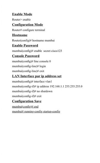 Cisco Router Basic Configuration | Hostname, Enable Password, Console Password & IP Address | shorts