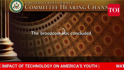 Watch live from Washington as the U.S. Senate Commerce and Technology Committee holds a hearing on the impact of technology on America’s youth. WATCH THE FULL HEARING #ussenatelive #trumplatestnews #techimpactshearing #ussenateheringliveupdates #usnewslive #worldnews #toilive Times Of India (TOI) Is The Largest Selling English Daily In The World. Times Of India Videos Bring You Global News, Views And Sharp Analysis. We Track India's Global Rise, Her Increasing Engagement With The World, The Chan