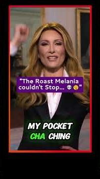 The unhinged Melania roast Colbert just dropped 🤫 #shorts