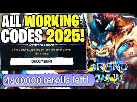 *NEW* ALL WORKING CODES FOR GRAND PIECE ONLINE IN 2025! ROBLOX GRAND PIECE ONLINE CODES