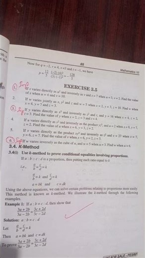 Class 10 math Ch 3 Ex 3.5 Most Important Question 2026 #2026 #ytshorts #shorts #class10 #shortsvideo