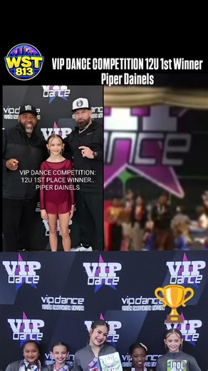 Tampa’s Own Piper Daniels Wins BIG at VIP Dance Competition 🏆