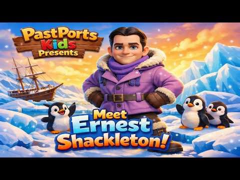 Who Was Ernest Shackleton?❄️| The Brave Antarctic Explorer 🌍| PastPorts Kids Presents