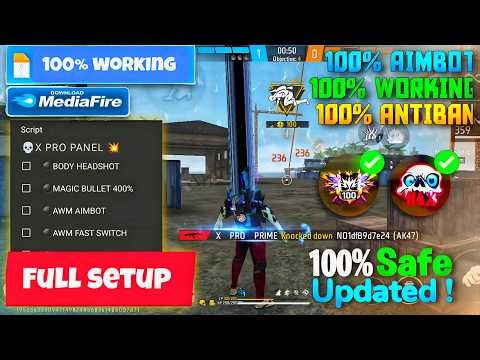 OB52 Free Fire lua script Non Root Panel GG Script FF Mod Menu Free Fire Headshot File Panel FF Hack