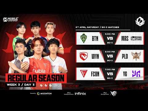 🔴 MSL MM Season 3 | Regular Season | W3D3