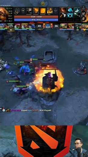 🔥 ONE ECHO SLAM, FIVE DEAD! 💀🔥 EARTHSHAKER RAMPAGE 🔥 #dota2 #dota2indonesia #dota2shorts #shorts