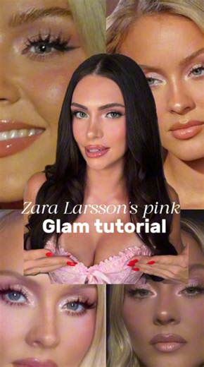 Zara Larsson inspired pink makeup tutorial for a glam look