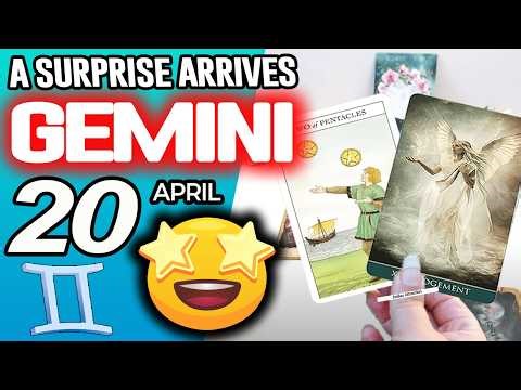 Gemini ♊A SURPRISE ARRIVES 💖 horoscope for today APRIL 20 2026 ♊ #gemini tarot APRIL