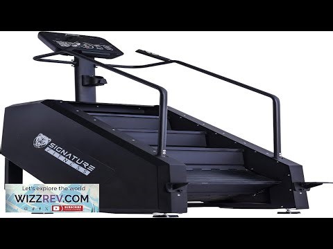 Signature Fitness Continuous Climber Commercial Grade Stair Stepping Machine for Cardio