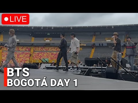 BTS Colombia Live Concert Day 1 Soundcheck FULL FANCAM Arirang Tour in Bogotá 2026