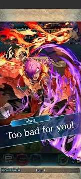 Bound Hero Battle - Fiora & Farina Infernal 1 turn clear - Fire Emblem Heroes