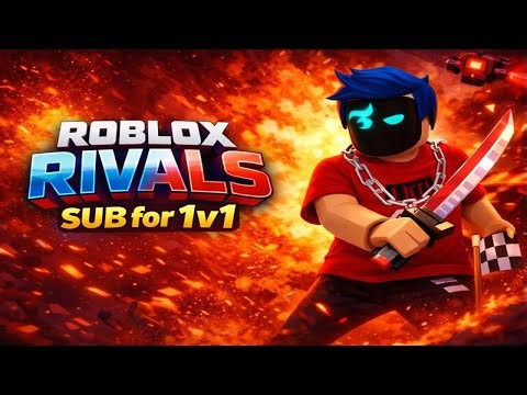 Roblox Rivals Live 1v1s | Sub to 1v1 Me
