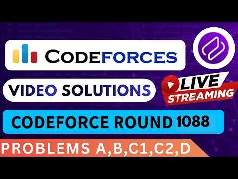 Codeforces Round 1088 | Video Solution - (A to D) By Dhruvin | Codehurdle