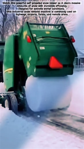 EXTREME Snow Removal Machine in Action ❄️ | #shorts