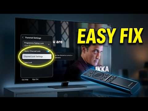 How to Fix Parental Controls Not Working on Samsung Smart TV | Reset PIN & Lock Tips & Tricks