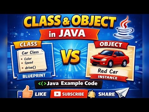 Class and Object in Java ✨ | Java Example | Java Code 