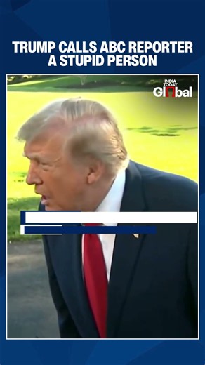 Trump Blasts ABC Reporter, Calls Him ‘Stupid’ And Slams Network In Fiery Exchange | U.S. Politics