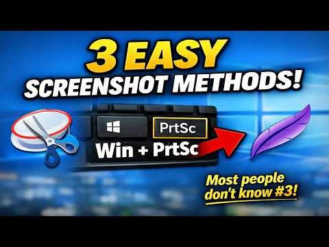 How to Take Screenshot in Windows (3 Easy Ways) | Snipping Tool, Print Screen & Lightshot