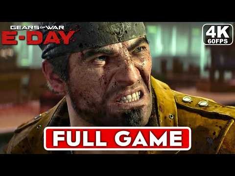 GEARS OF WAR E-DAY Gameplay Walkthrough Campaign FULL GAME [4K 60FPS PC ULTRA] - No Commentary