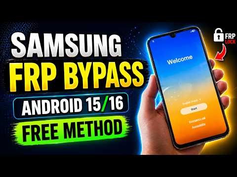 Samsung Reset FRP Lock Android 15/16 | Samsung FRP Unlock Android 15/16 | Samsung FRP Android 16