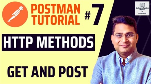 Postman Tutorial #7 - HTTP Methods GET and POST in Postman | RCV Academy Software Testing Mentor