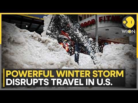 Bomb Cyclone: Snow and Wind Batter Parts of U.S. | Life-threatening Bomb Cyclone Rapidly Intensifies