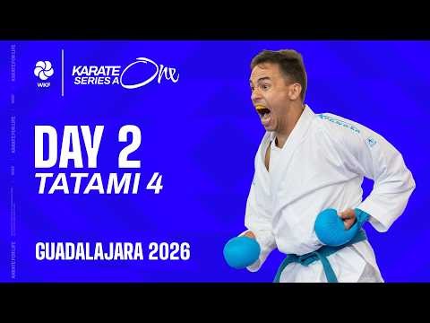 LIVE 🔴 Karate One Series A Guadalajara 2026 | Day 2 - Tatami 4