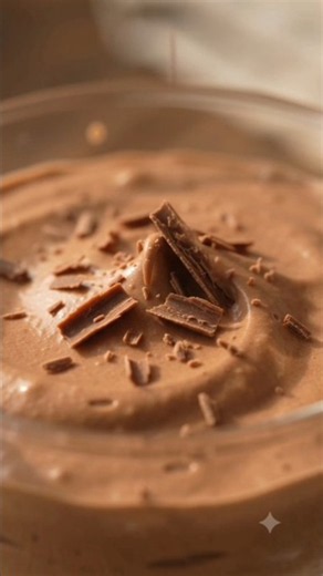 2 INGREDIENT CHOCOLATE MOUSSE #homemaderecipes