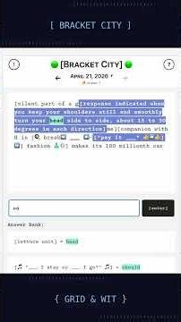 ALMOST Without Hints | The Atlantic 04.21.2026 | Bracket City