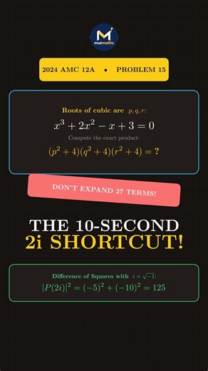 The 10-Second AMC 12 Hack NO ONE Teaches You! 🤯 #math #amc12 #matholympiad #algebra