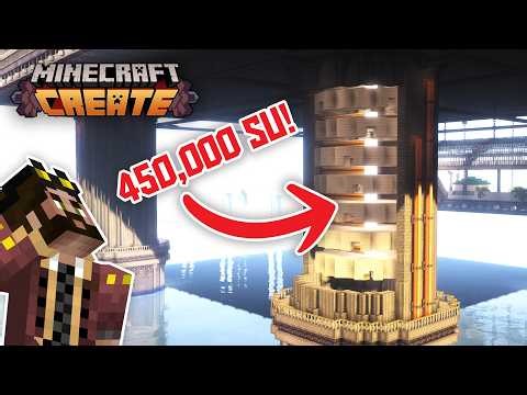 I hid a POWER STATION in Minecraft Create Mod [#21]