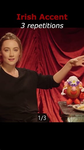 Irish Accent - Saoirse Ronan Part 3 #accents #shorts #esl