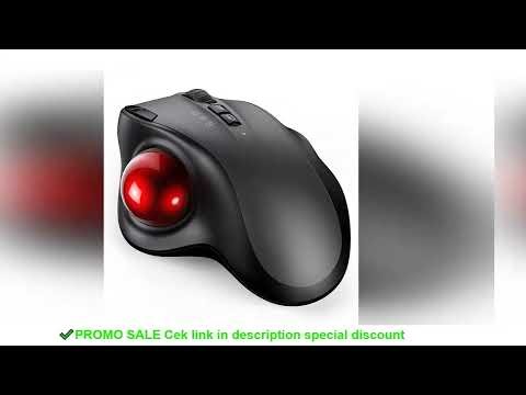 Trackball Wireless Mouse Rechargeable Bluetooth 2.4G USB Mouse Ergonomic Mice for Computer Android W