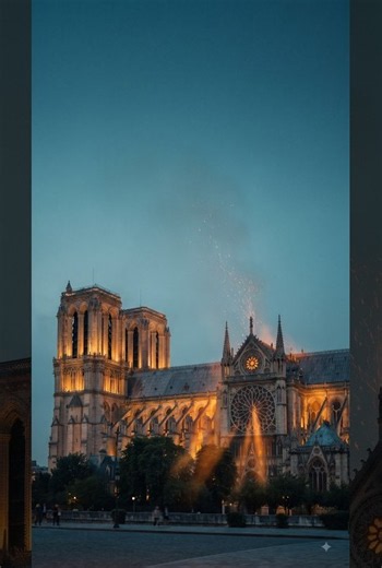 Notre-Dame: 180 Years to Build a Gothic Giant ⛪ #Shorts #NotreDame #Paris