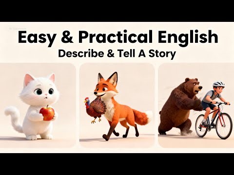 Easy & Beginner English Stories | Learn English by Describing Scenes | English Fluency