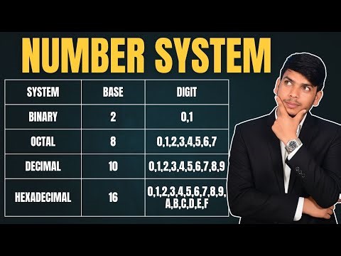 Number System Aasan Bhasha Mein | Binary, Octal, Decimal & Hexadecimal | Hindi #viral #computer