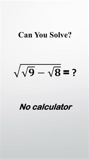 Hardest SAT Math Square Root Simplification #math #satmath #matholympiad