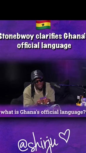Exploring Ghana's Official Languages with Stonebwoy