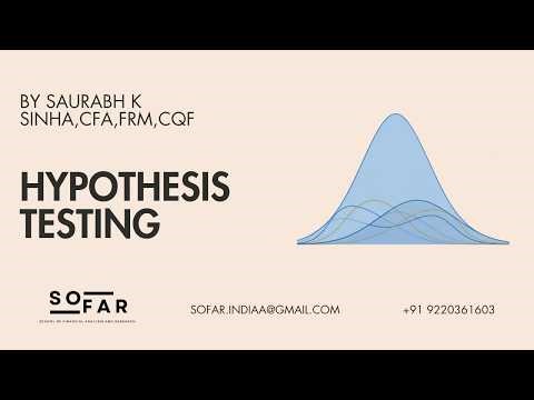 Introduction to Hypothesis Testing | The Culmination of Statistics