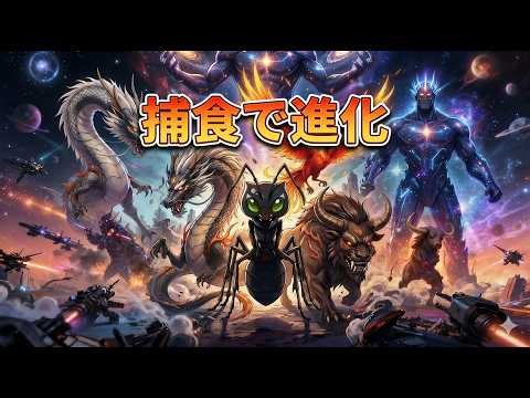 黒蟻に転生した俺、喰えば喰うほど無限進化して最強になった