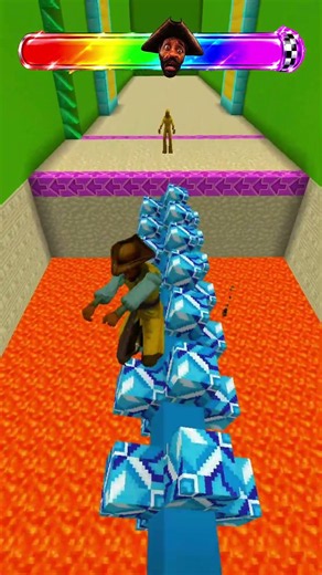 Obstacle Course Challenge VS Clox✖Monster Verity✖Captain Clark✖Party Goer #1 #brainrot #minecraft
