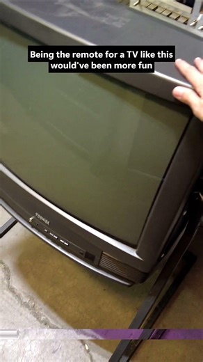 Ever Seen a TV Stand Like This? #crt #retrotech