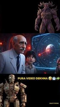 👉😱"MONSTER vs ROBOT Part 3 ! alien ne band baja diya " #aistory