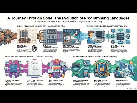Evolution of Programming and Languages #cprogramming #pythonprogramming #mechanicalstudent