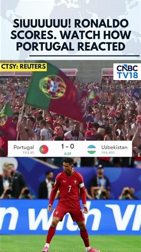 SIUUUUUUUUUU! Cristiano Ronaldo Creates World Cup History With Goal Against Uzbekistan | N18G