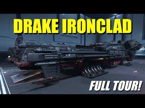 The Drake Ironclad Is AMAZING – Full Ship Tour in Star Citizen
